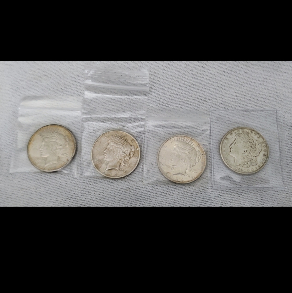 Peace Dollars & Morgan Dollar Coin Lot